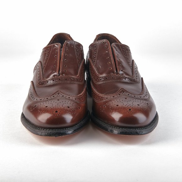 O'Sullivan Executive Imperial Men's Brown Oxford Wingtips 9.5 D Made In USA NEW! - Picture 3 of 13